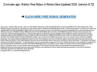 NEW-Update) Free Robux Generator Daily Codes list 2023