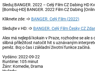 Filmy HD - Sleduj ONLINE CZ-SK Filmy Dabing HD