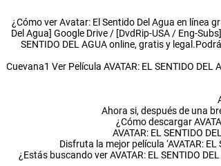 Pelisplus+ —Ver Avatar: El sentido del agua Película Completa Onlíne en