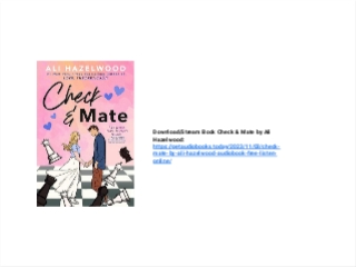 Download Now) [PDF/BOOK] Check & Mate by Ali Hazelwood Full Page