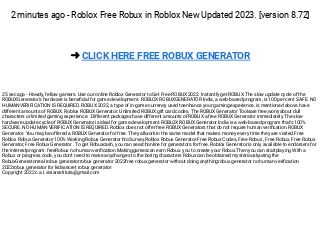 Roblox Free Robux Hack 2023 in 2023