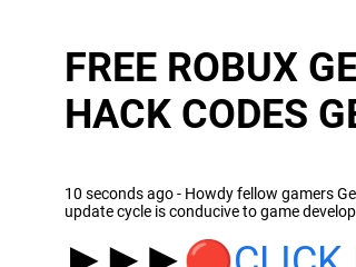 FREE ROBUX GENERATOR UPDATED 2022 ROBLOX FREE ROBUX HACK CODES