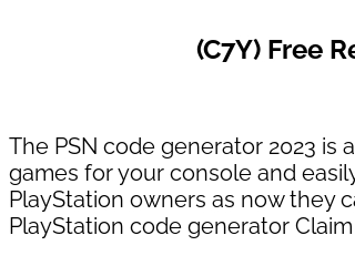 Free Ps Plus Codes Generator