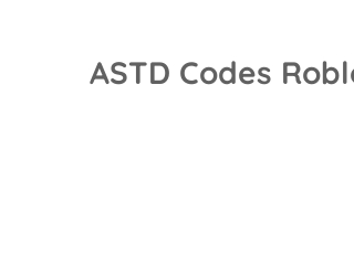 ASTD Codes!