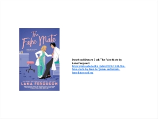 Full Book] Free Download The Fake Mate by Lana Ferguson PDF Audiobook