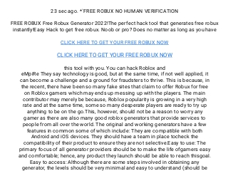 how to make free robux *no hacks, no scam, and no human verification*