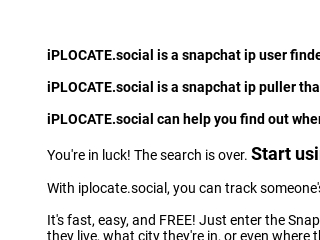Snapchat-IP-Grabber - Profile