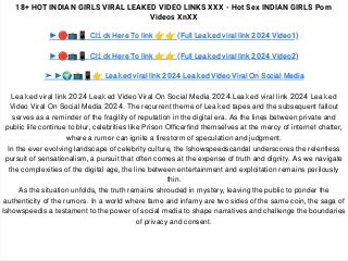 18+ HOT INDIAN GIRLS VIRAL LEAKED VIDEO LINKS XXX - Hot Sex INDIAN