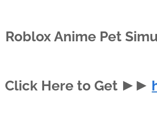 Anime Pet Simulator + Códigos – JeffBlox