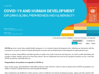 COVID-19 and human development