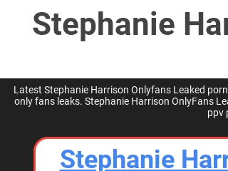 Stephanie Harrison Onlyfans Leak