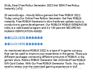 Free robux generator without verification 2022