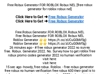 Free Robux Generator – How To Get Free Robux Promo Codes Without
