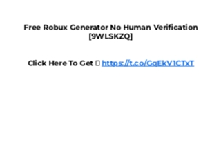 Free Robux Generator No Human Verification [9WLSKZQ]