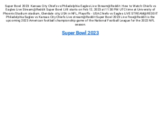 Live on Air Super Bowl Live Stream Tv channel online