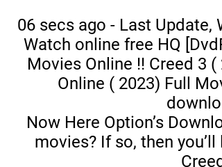 Creed 3 FullMovie Online [.Watch.] free on 123Movies