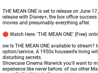 Where to Watch 'The Mean One