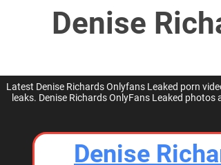 Denise Richards Onlyfans Leak