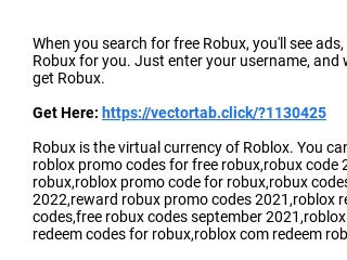 Roblox Promo Codes List 2022 Free Robux
