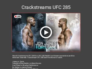 Crackstreams Ufc 285