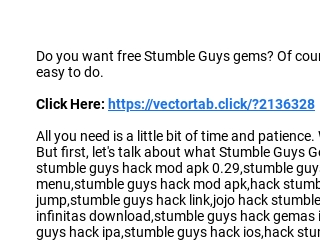 COMO GANHAR MUITAS GEMAS NO STUMBLE GUYS- VERSÃO 0.29 (ATUALIZADO