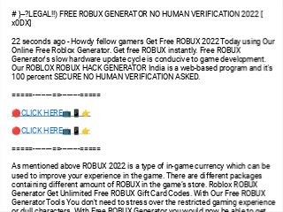 Free Robux 2022