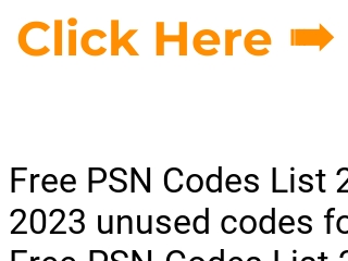 Unused free deals psn codes