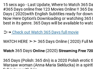 365 full best sale movie in english