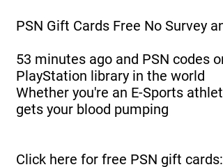 Psn codes deals 2020 free