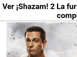 Ver Shazam 2 La furia de los dioses 2023 pelicula completa online gratis en  español y latino