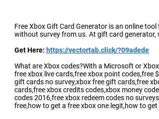 Free xbox store codes no survey