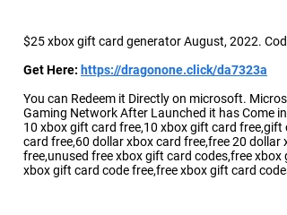 Xbox 20 dollar gift deals card free