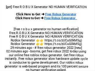 FREE ROBUX GENERATOR NO HUMAN VERIFICATION 2022 {100%} Free